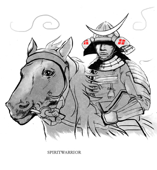 Самурай на лошади